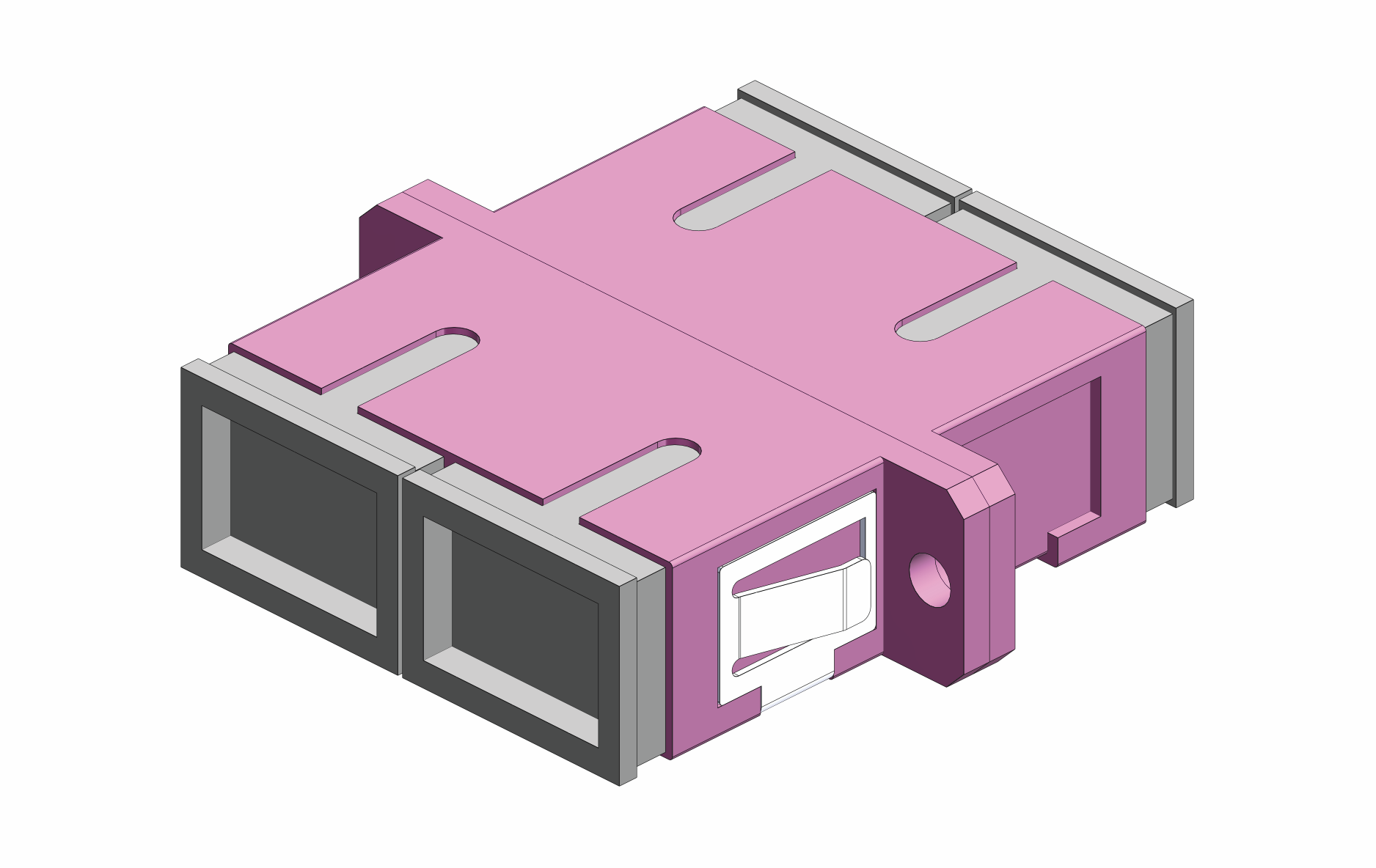 SM/MM SC adaptor - Duplex